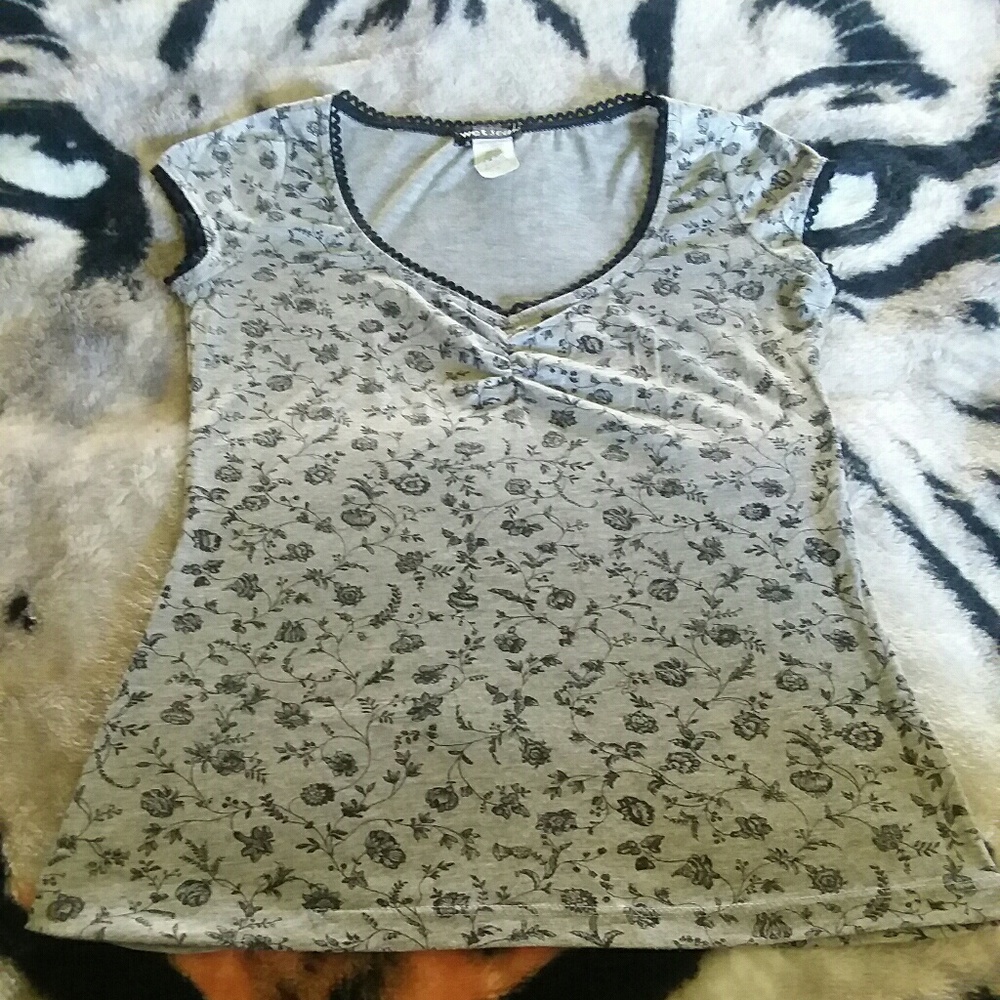 Wet Seal Floral Babydoll Top
